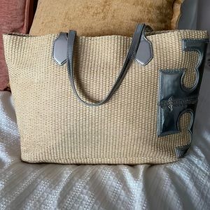 Tory Burch straw tote